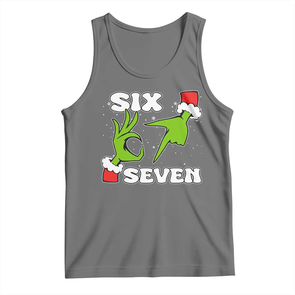 67 Six Seven Christmas Meme Tank Top Funny Elf Hands - Wonder Print Shop