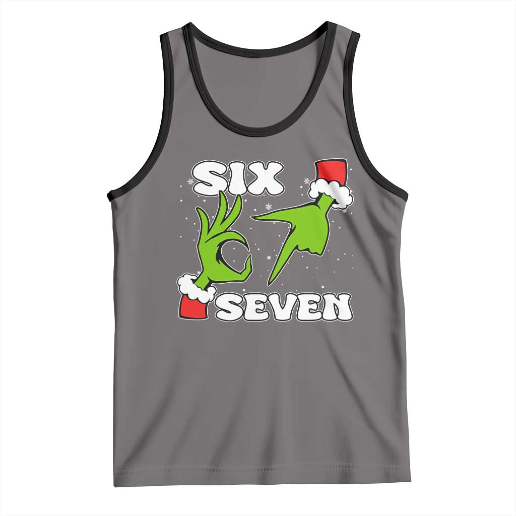 67 Six Seven Christmas Meme Tank Top Funny Elf Hands - Wonder Print Shop