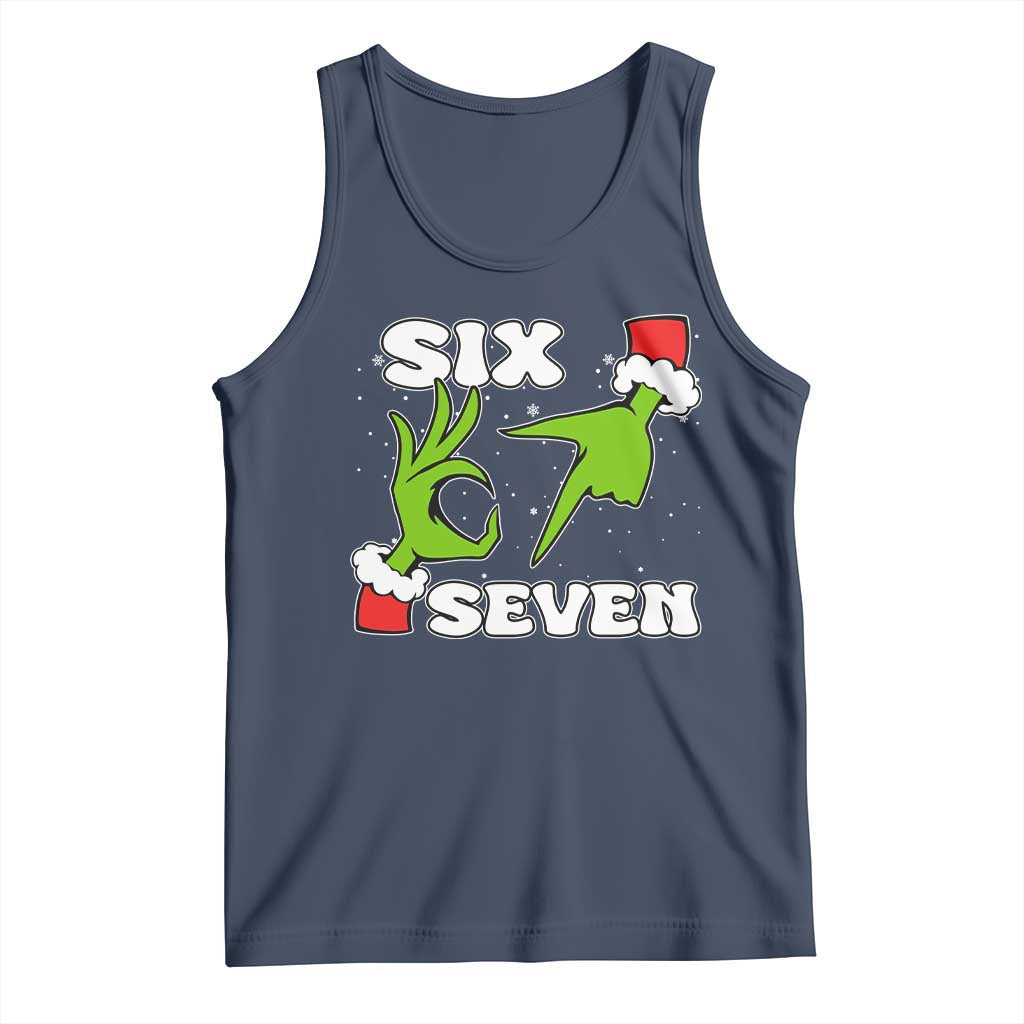 67 Six Seven Christmas Meme Tank Top Funny Elf Hands - Wonder Print Shop