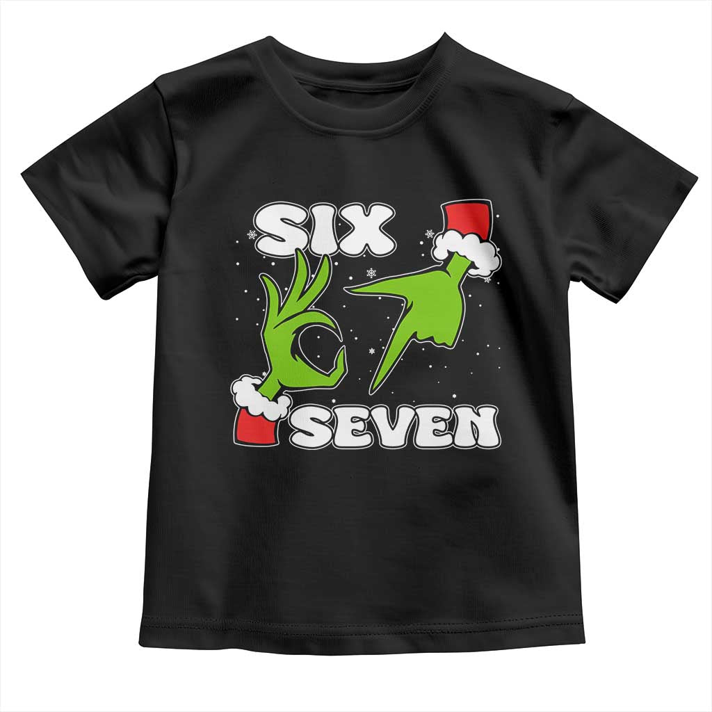 67 Six Seven Christmas Meme Toddler T Shirt Funny Elf Hands - Wonder Print Shop