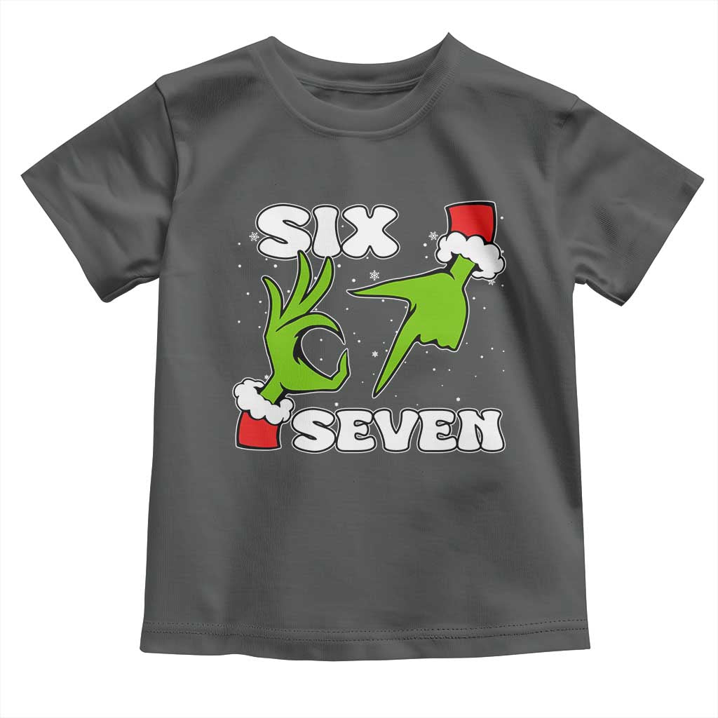 67 Six Seven Christmas Meme Toddler T Shirt Funny Elf Hands - Wonder Print Shop