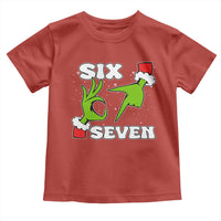 67 Six Seven Christmas Meme Toddler T Shirt Funny Elf Hands - Wonder Print Shop