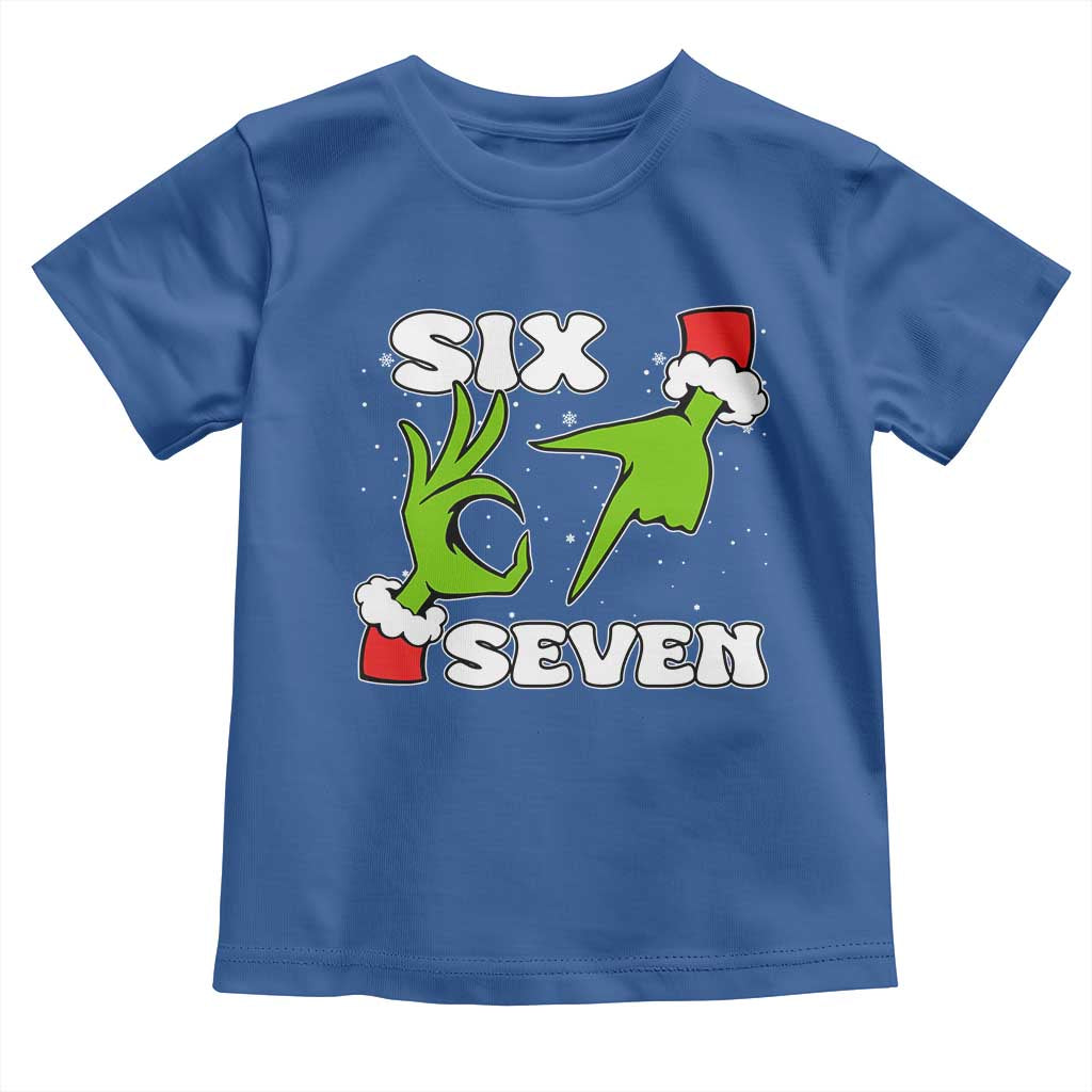 67 Six Seven Christmas Meme Toddler T Shirt Funny Elf Hands - Wonder Print Shop