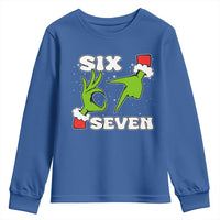 67 Six Seven Christmas Meme Youth Sweatshirt Funny Elf Hands - Wonder Print Shop