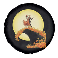 Dia De Los Muertos Spare Tire Cover Skeletons Dancing Mexican - Wonder Print Shop
