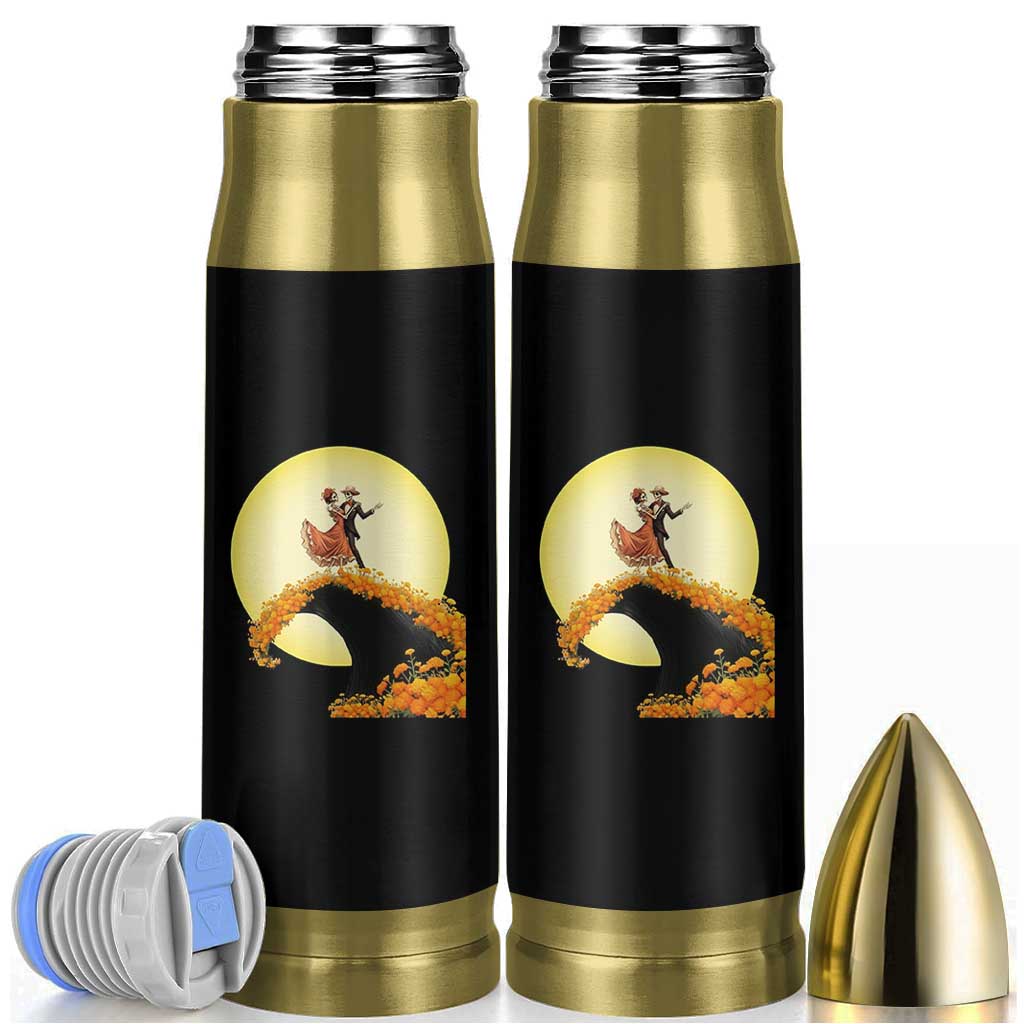 Dia De Los Muertos Bullet Tumbler Skeletons Dancing Mexican - Wonder Print Shop