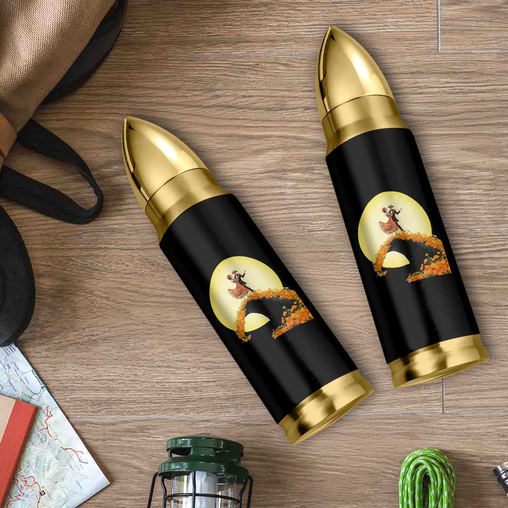 Dia De Los Muertos Bullet Tumbler Skeletons Dancing Mexican - Wonder Print Shop
