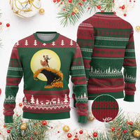 Dia De Los Muertos Ugly Christmas Sweater Skeletons Dancing Mexican - Wonder Print Shop