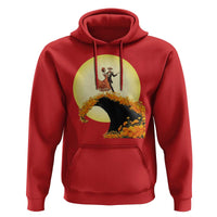 Dia De Los Muertos Hoodie Skeletons Dancing Mexican - Wonder Print Shop