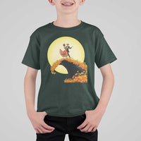 Dia De Los Muertos T Shirt For Kid Skeletons Dancing Mexican - Wonder Print Shop