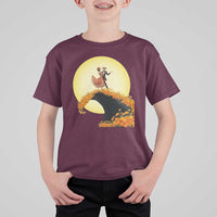 Dia De Los Muertos T Shirt For Kid Skeletons Dancing Mexican - Wonder Print Shop