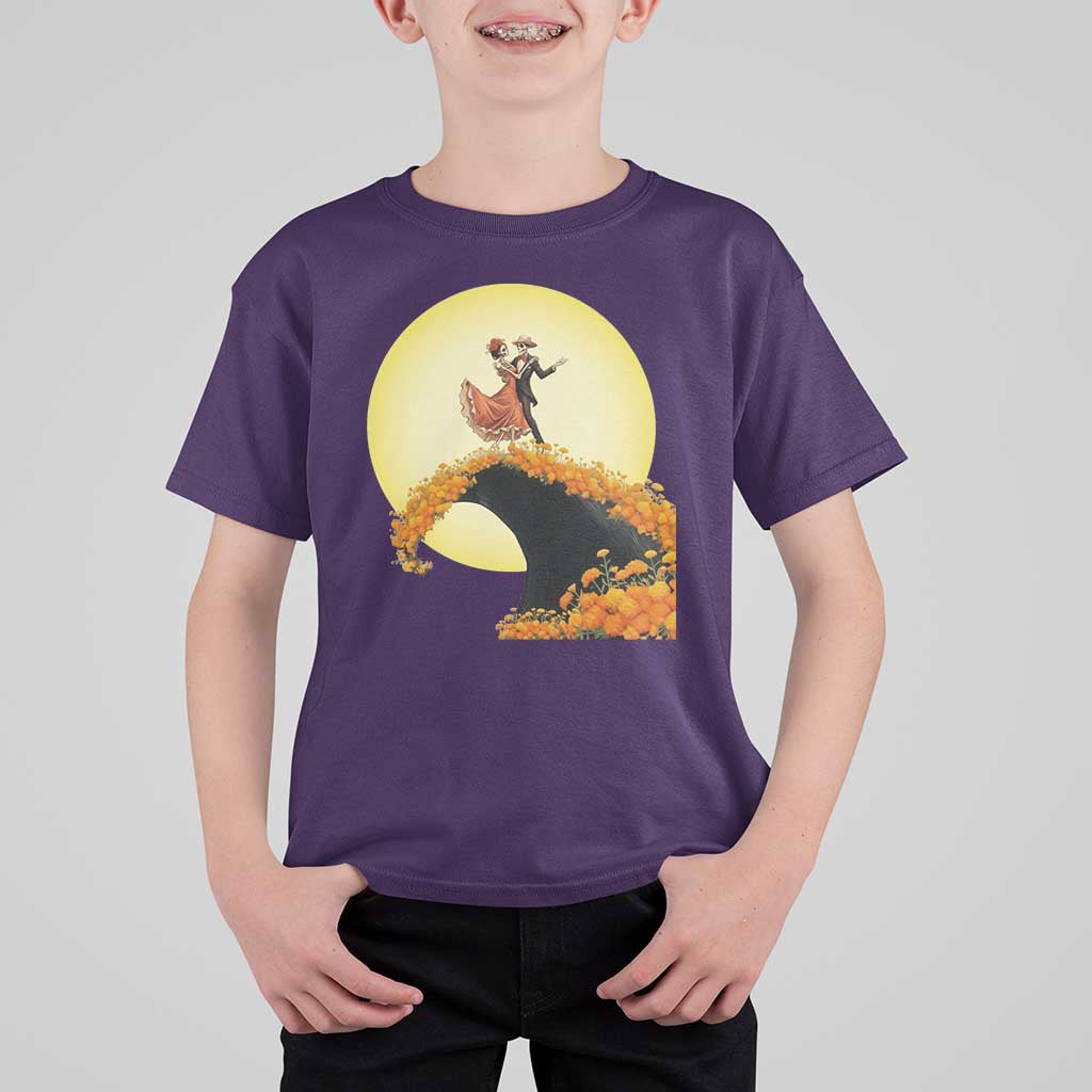 Dia De Los Muertos T Shirt For Kid Skeletons Dancing Mexican - Wonder Print Shop