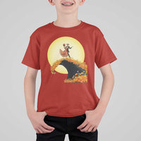 Dia De Los Muertos T Shirt For Kid Skeletons Dancing Mexican - Wonder Print Shop