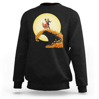 Dia De Los Muertos Sweatshirt Skeletons Dancing Mexican - Wonder Print Shop