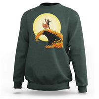 Dia De Los Muertos Sweatshirt Skeletons Dancing Mexican - Wonder Print Shop
