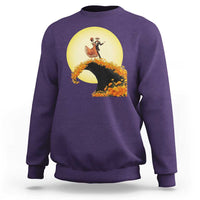 Dia De Los Muertos Sweatshirt Skeletons Dancing Mexican - Wonder Print Shop