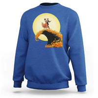 Dia De Los Muertos Sweatshirt Skeletons Dancing Mexican - Wonder Print Shop