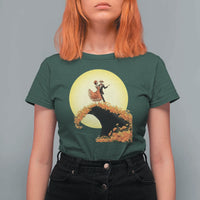 Dia De Los Muertos T Shirt For Women Skeletons Dancing Mexican - Wonder Print Shop