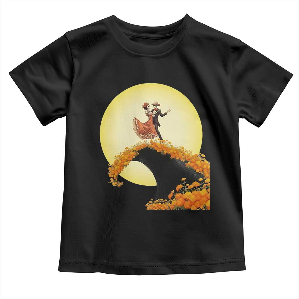 Dia De Los Muertos Toddler T Shirt Skeletons Dancing Mexican - Wonder Print Shop