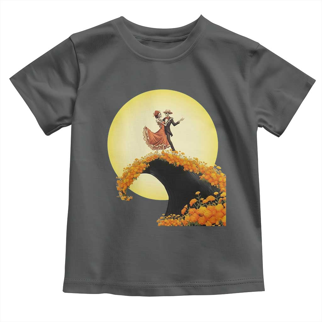 Dia De Los Muertos Toddler T Shirt Skeletons Dancing Mexican - Wonder Print Shop