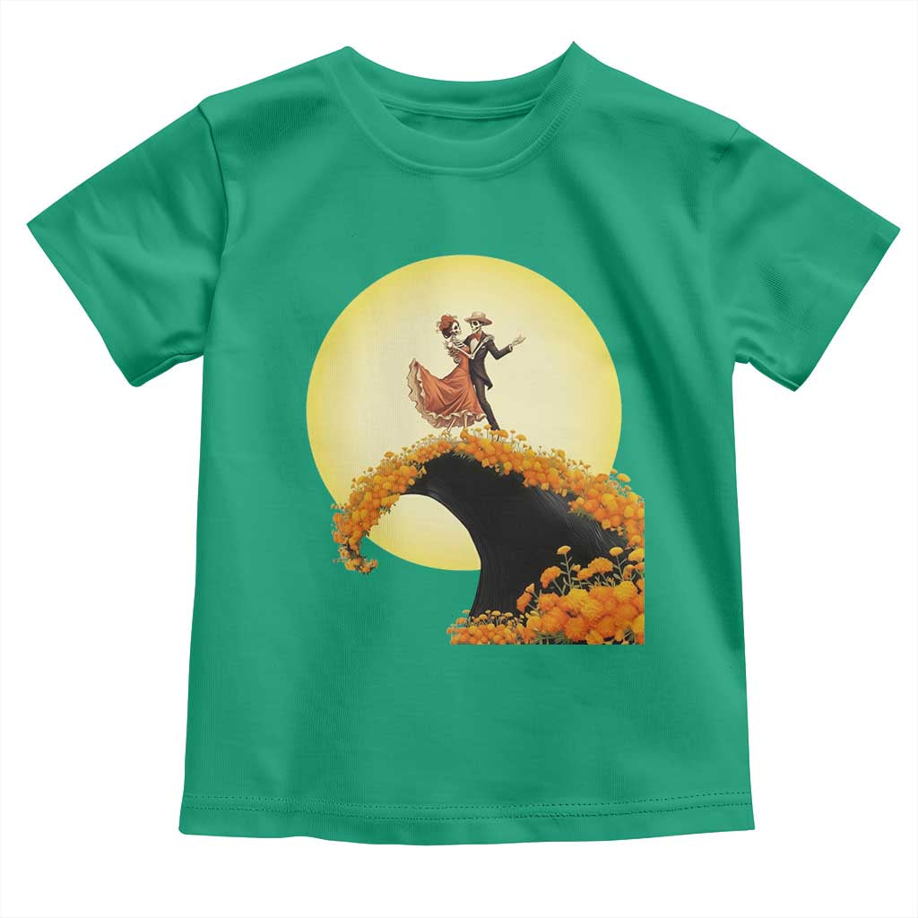 Dia De Los Muertos Toddler T Shirt Skeletons Dancing Mexican - Wonder Print Shop