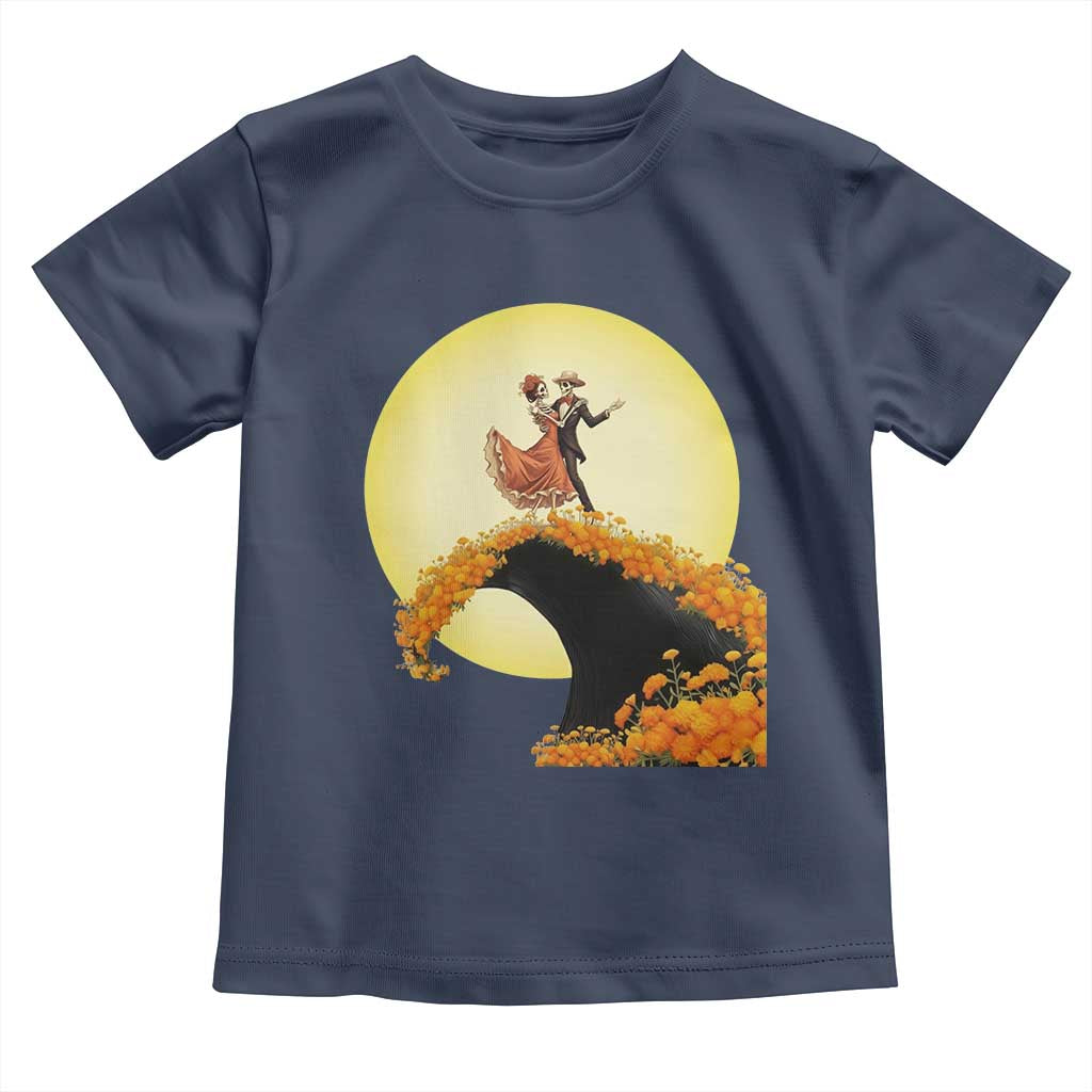 Dia De Los Muertos Toddler T Shirt Skeletons Dancing Mexican - Wonder Print Shop