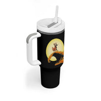 Dia De Los Muertos Tumbler With Handle Skeletons Dancing Mexican - Wonder Print Shop