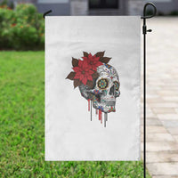 Sugar Skull Calavera Holiday Spirit Mistletoe Garden Flag - Wonder Print Shop