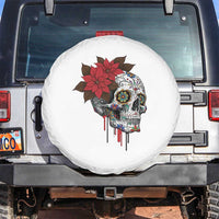 Sugar Skull Calavera Holiday Spirit Mistletoe Spare Tire Cover - Wonder Print Shop