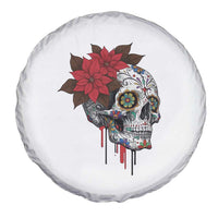 Sugar Skull Calavera Holiday Spirit Mistletoe Spare Tire Cover - Wonder Print Shop