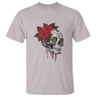 Sugar Skull Calavera Holiday Spirit Mistletoe T Shirt - Wonder Print Shop