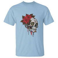 Sugar Skull Calavera Holiday Spirit Mistletoe T Shirt - Wonder Print Shop