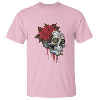 Sugar Skull Calavera Holiday Spirit Mistletoe T Shirt - Wonder Print Shop