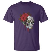 Sugar Skull Calavera Holiday Spirit Mistletoe T Shirt - Wonder Print Shop