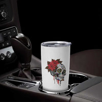 Sugar Skull Calavera Holiday Spirit Mistletoe Tumbler Cup - Wonder Print Shop