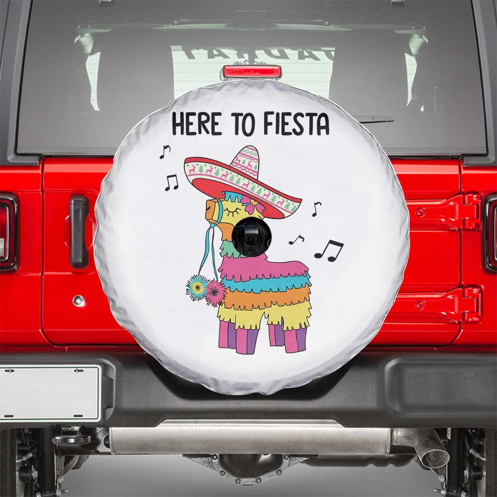 Funny Pinata Mexican Spare Tire Cover Here To Fiesta - Wonder Print Shop