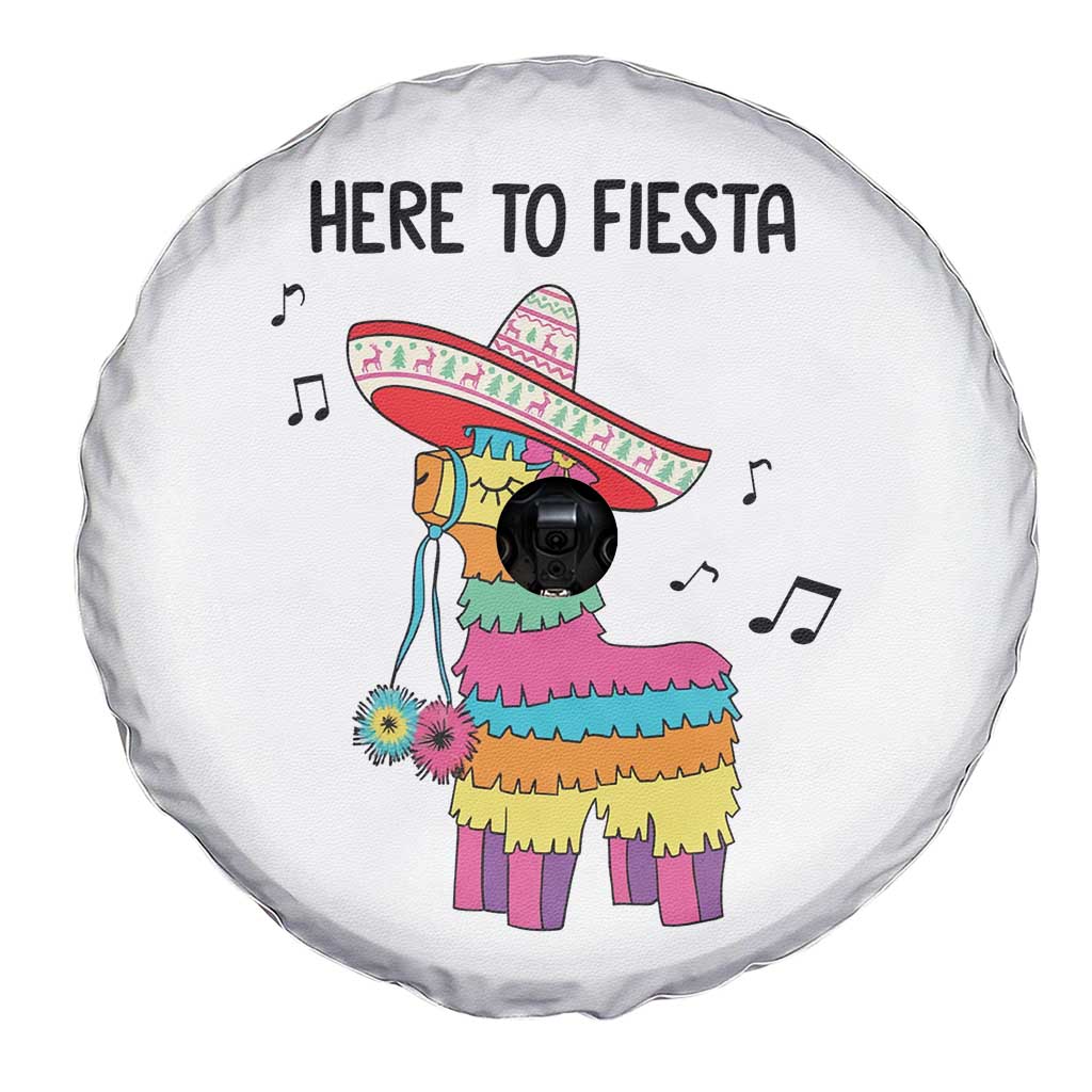 Funny Pinata Mexican Spare Tire Cover Here To Fiesta - Wonder Print Shop