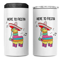 Funny Pinata Mexican 4 in 1 Can Cooler Tumbler Here To Fiesta - Wonder Print Shop