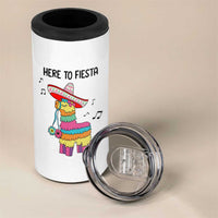 Funny Pinata Mexican 4 in 1 Can Cooler Tumbler Here To Fiesta - Wonder Print Shop