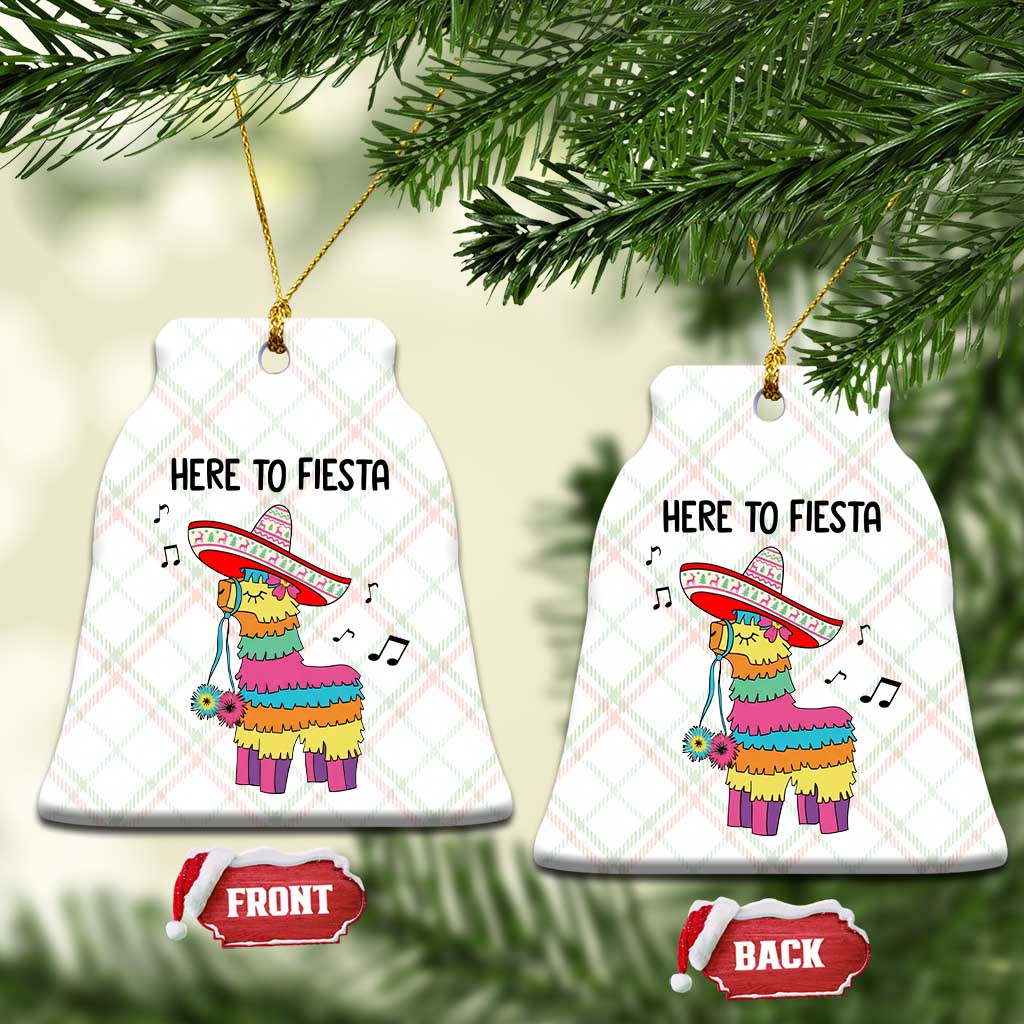 Funny Pinata Mexican Ceramic Ornament Here To Fiesta - Wonder Print Shop