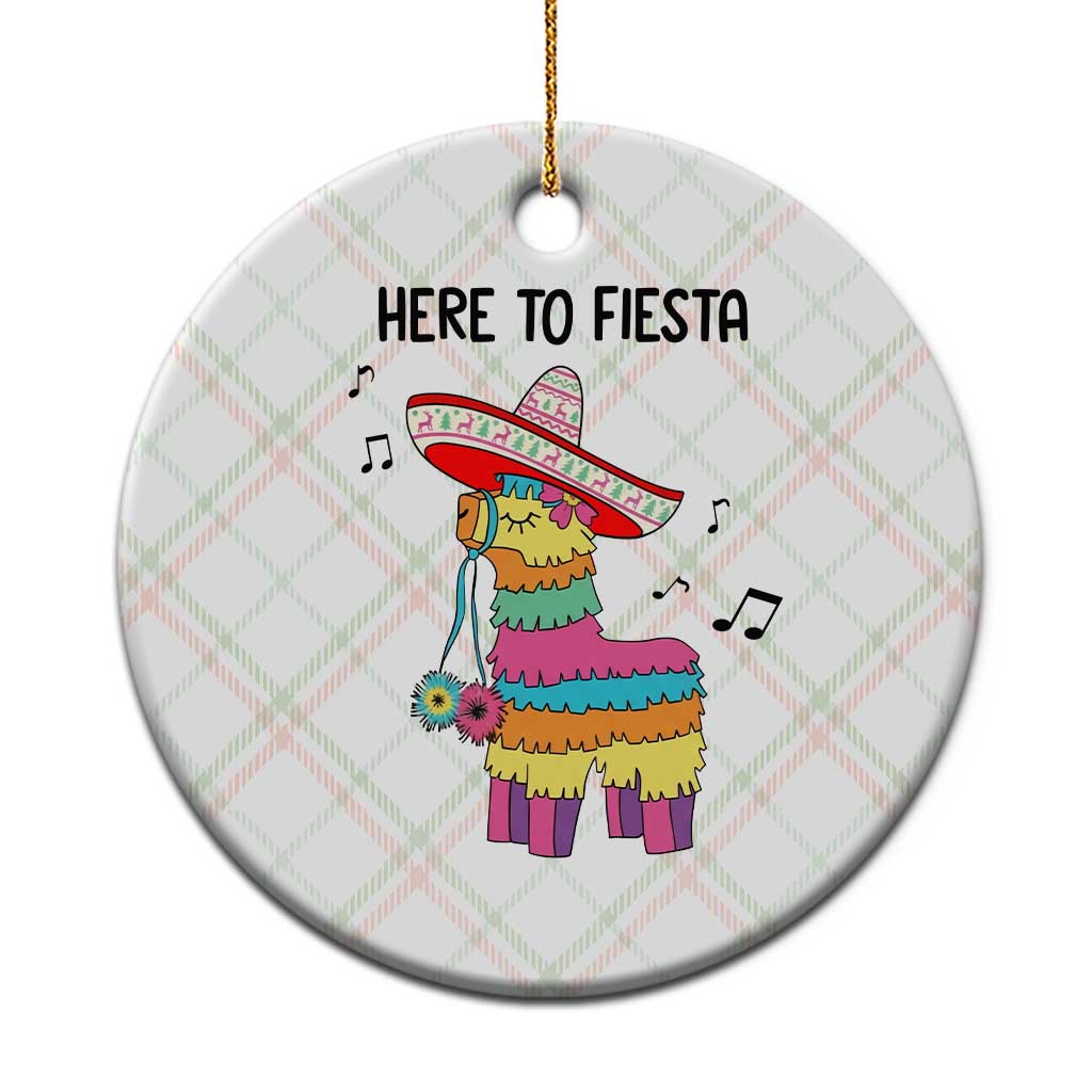 Funny Pinata Mexican Ceramic Ornament Here To Fiesta - Wonder Print Shop