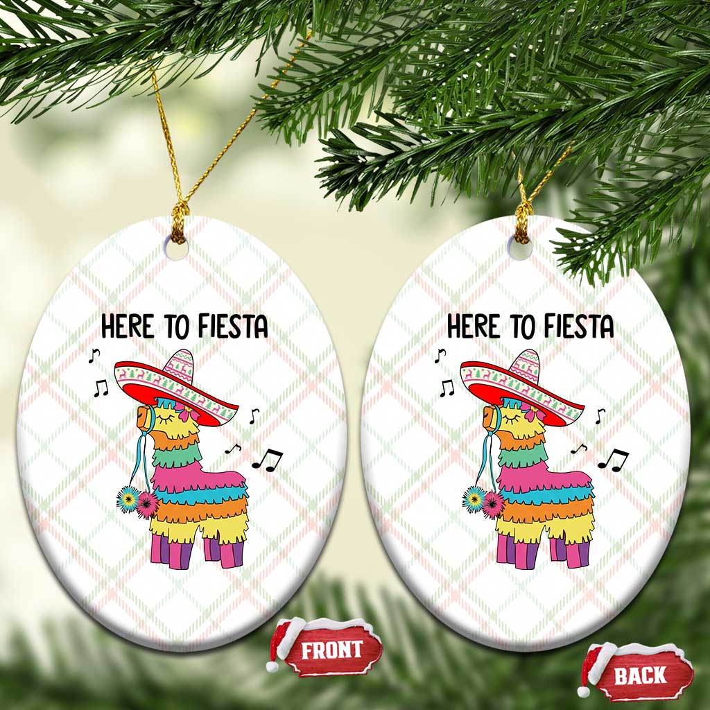 Funny Pinata Mexican Ceramic Ornament Here To Fiesta - Wonder Print Shop