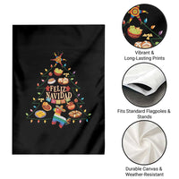 Feliz Navidad Garden Flag Mexican Christmas Tree Fiesta - Wonder Print Shop