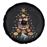 Feliz Navidad Spare Tire Cover Mexican Christmas Tree Fiesta - Wonder Print Shop
