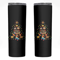 Feliz Navidad Skinny Tumbler Mexican Christmas Tree Fiesta - Wonder Print Shop