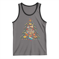 Feliz Navidad Tank Top Mexican Christmas Tree Fiesta - Wonder Print Shop