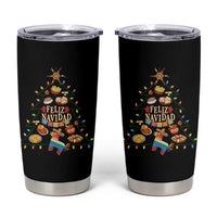 Feliz Navidad Tumbler Cup Mexican Christmas Tree Fiesta - Wonder Print Shop