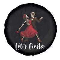 Skeleton Mexican Christmas Spare Tire Cover Let us Fiesta - Wonder Print Shop