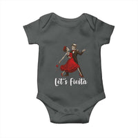 Skeleton Mexican Christmas Baby Onesie Let us Fiesta - Wonder Print Shop