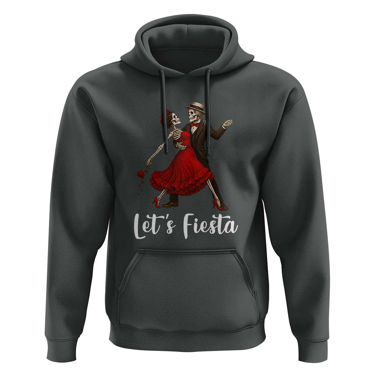 Skeleton Mexican Christmas Hoodie Let us Fiesta - Wonder Print Shop